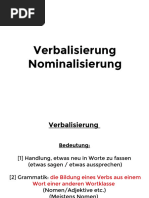 Verbalisierung