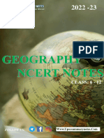 Geography Ncert (6-12) Notes