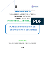 Plan Emergencias y Desastres 2024