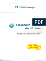 Catalogue UE Libres 2023-2024 - MàJ 22 12 2023