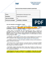 Modelo Da Atividade de Estudo Projeto Esporte Adaptado: Basquete em Cadeira de Rodas