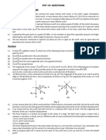 Phy 101 Questions