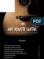 MPC Acoustic Guitar - User Guide