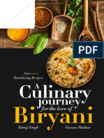 A Culinary Journey For The Love of Biryani (Varuna Mathur, Tanuj Singh)