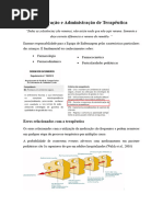 Preparação e Administração de Terapêutica