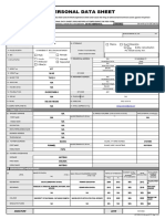 CS Form No. 212 Personal Data Sheet Revised