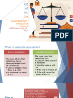 2b Discussion Class - 2nd Lecture. Part 1 - 13.3.2024 - Intestate Succession - Introduction