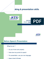 Public Speaking & Presentation Skills