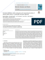 Corrosion Inhibition, Surface Adsorption and Computational Studies o Swetia Chirata Extract