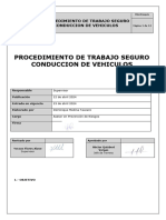 Procedimiento de Trabajo Segur1 Vehiculos