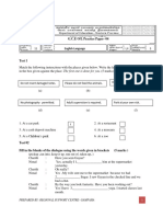 O - L English - Model Paper 4 - Western Province - 2023 - 24