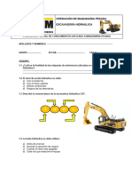 Evaluacion - Excavadora 3mes