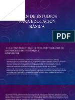 Plan de Estudios para Educación Básica