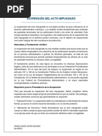 Suspensión Del Acto Impugnad1