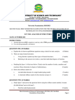 ECT 3303 Analysis of Structures III