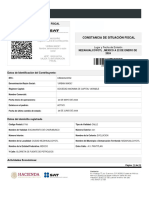 W - Opinión de Cumplimiento de Obligaciones Fiscales en Sentido Positivo (SAT) Expedida Con Máximo 15 Días Natu