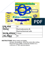 2024 TEST (Electrodynamics & Electrochemical Cells)