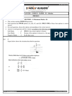 JEE Advanced - Paper - II - Code - H - Solutions 23.06.2024