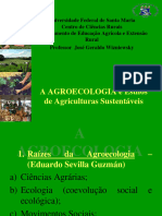 A AGROECOLOGIA e Estilos de Agriculturas Sustentáveis