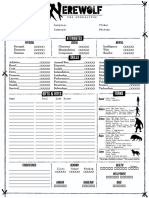 Werewolf 5thedition 2-Page Interactive