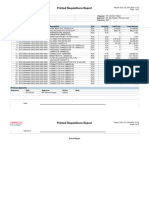 Printed Requisitions Report X 230624