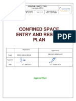 1.confined Space Entry & Rescue Plan