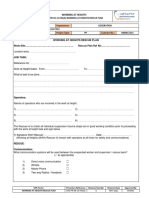 Ohs - PR-15-F05 (A) Work at Heights Rescue Plan