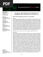 Proximate and Antinutrient Compositions of Indigenous Okra (Abelmoschus Esculentus L.)