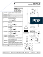 Fuel Pro 382 Service Part Numbers: Service Parts and Kits