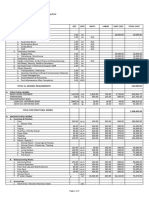 Swimming Pool Cost Proposal