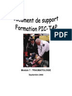 PICTAP 2007 Document de Support Module 7 Traumatologie