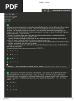 Avaliação II - Individual Calculo I