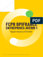 FCPR Bpifrance Entreprises Avenir 1 - Rapport Annuel Au 31.12.2023