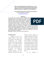 Admin, 03 THE CORRELATION BETWEEN SELF-EFFICACY AND SPEAKING SKILL OF THE TENTH GRADE STUDENTS OF SMA N 6 DENPASAR IN ACADEMIC YEA