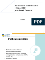 Module V Publications Ethics