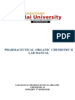 Lab Manual of Organic Chemistry II