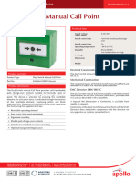 PP2520 Conventional GREEN Manual Call Point Datasheet