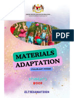 Materials Adaptation F4 Student's Book