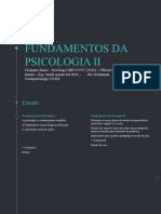 Fundamentos Da Psicologia - II