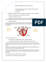 Chapitre III Physiologie Du Système Cardio-Vasculaire