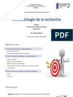 Cours-Methogologie de La Recherche - Pr. Fouzia Alloul