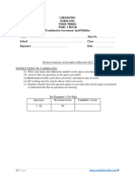 Chemistry Form 1 QS