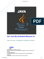 Advance Java Notes