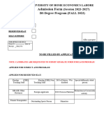 BS Admission Form Fall 2023 1