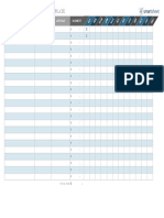 IC Bill Payment Schedule Template