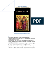 Didache - Doctrina de Los Doce Apostoles