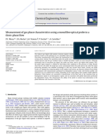 2008 Measurement of Gas Phase Characteristics Using A Monofibre Optical Probe in A Three-Phase Flow