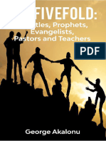 The Fivefold Apostles Prophets Evangelists Pastors and Teachers