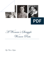 A Woman's Struggle Women Poets: By: China Hughes