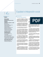 Equidad e Integración Social - XV Informe - Capitulo